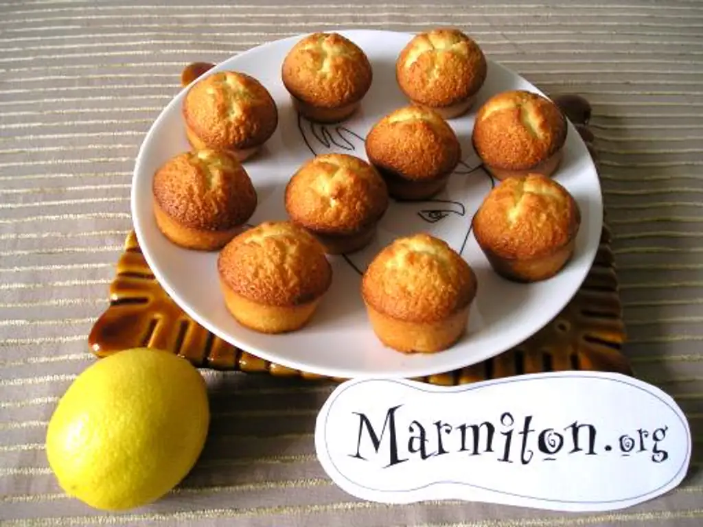 financiers au citron