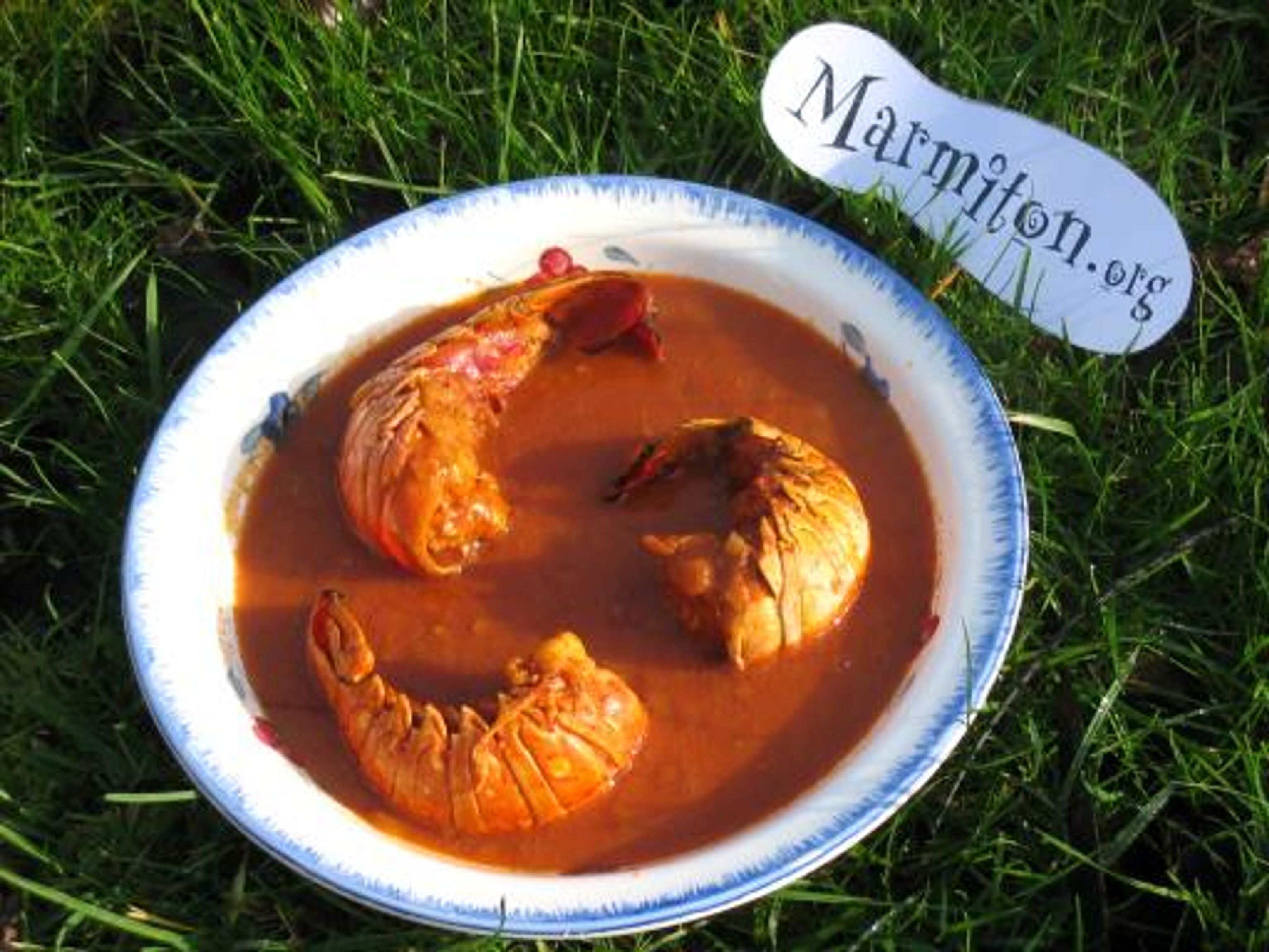 Queues de langoustes façon sauce américaine Recette de Queues de