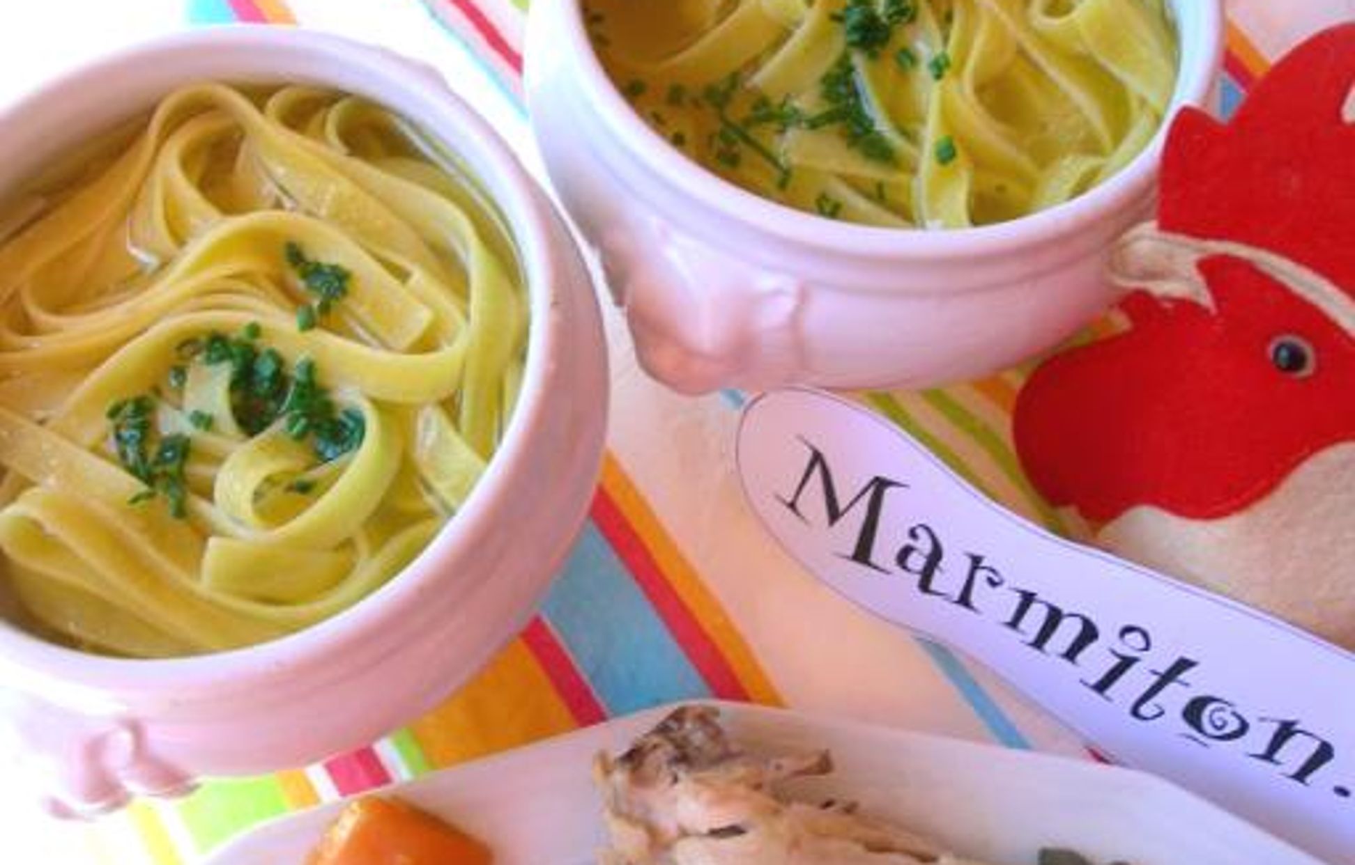 Bouillon de poule aux pâtes fraiches maison Recette de Bouillon de