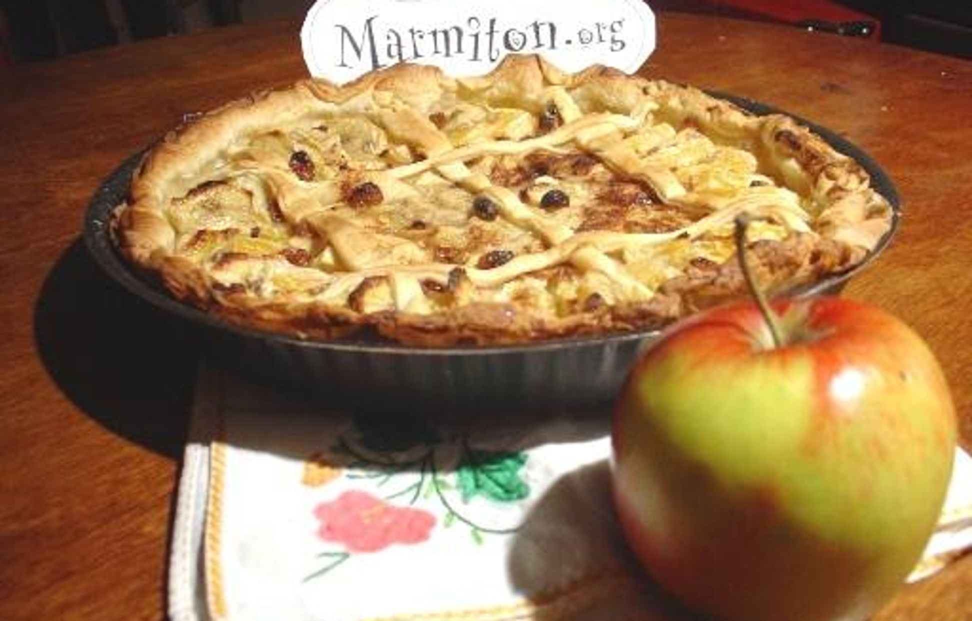 Tarte pommes, bananes et clémentines Recette de Tarte pommes, bananes