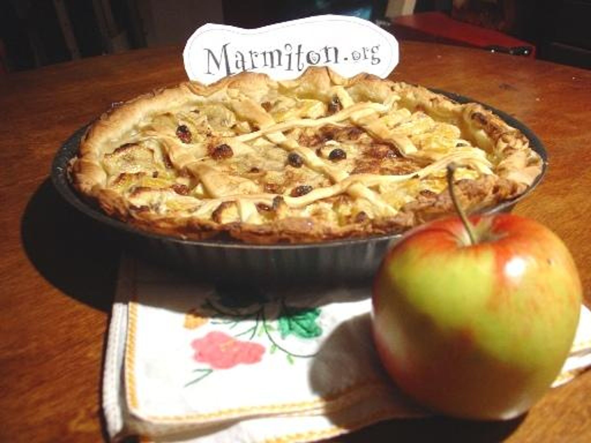 Tarte pommes, bananes et clémentines Recette de Tarte pommes, bananes