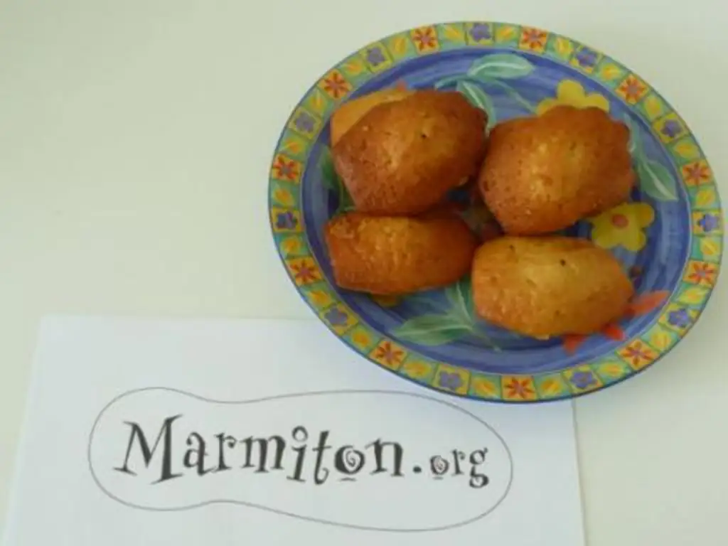 madeleines saveur amande