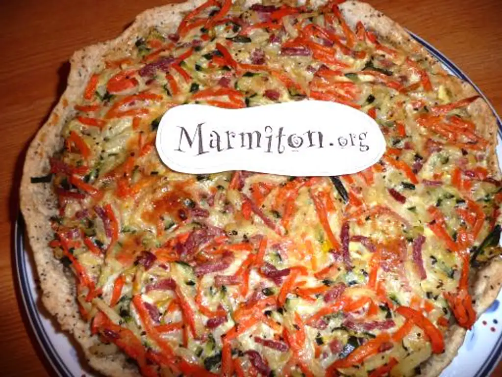 tarte aux courgettes et aux carottes