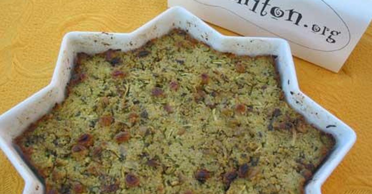 Galette couscous courgettes à la menthe et aux raisins secs recette de Galette couscous