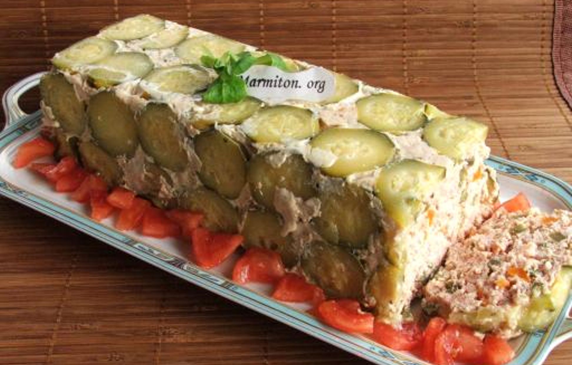 Terrine de veau aux petits légumes Recette de Terrine de veau aux