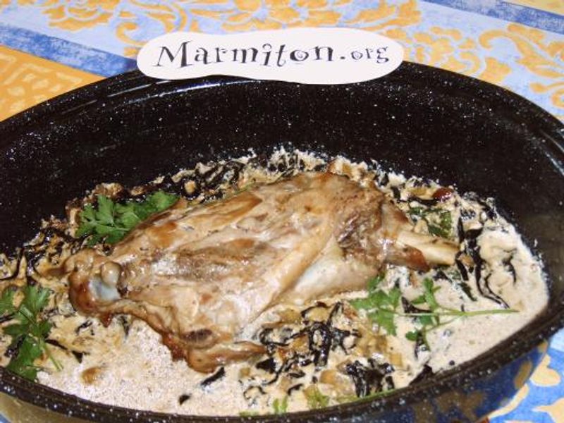 Cuisse De Dinde Aux Champignons Et Riesling Recette De