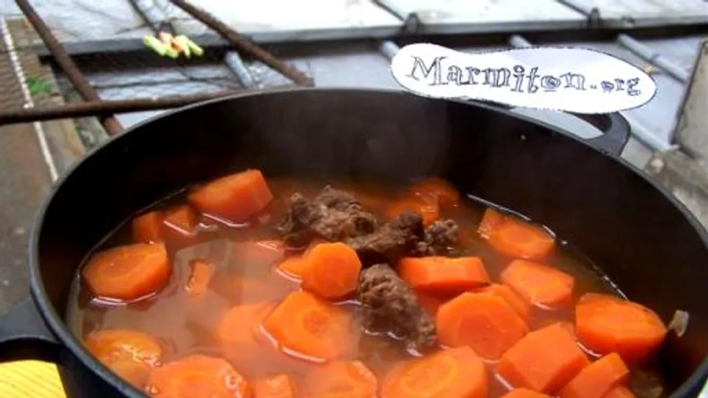 carottes : recette de Boeuf braisé aux