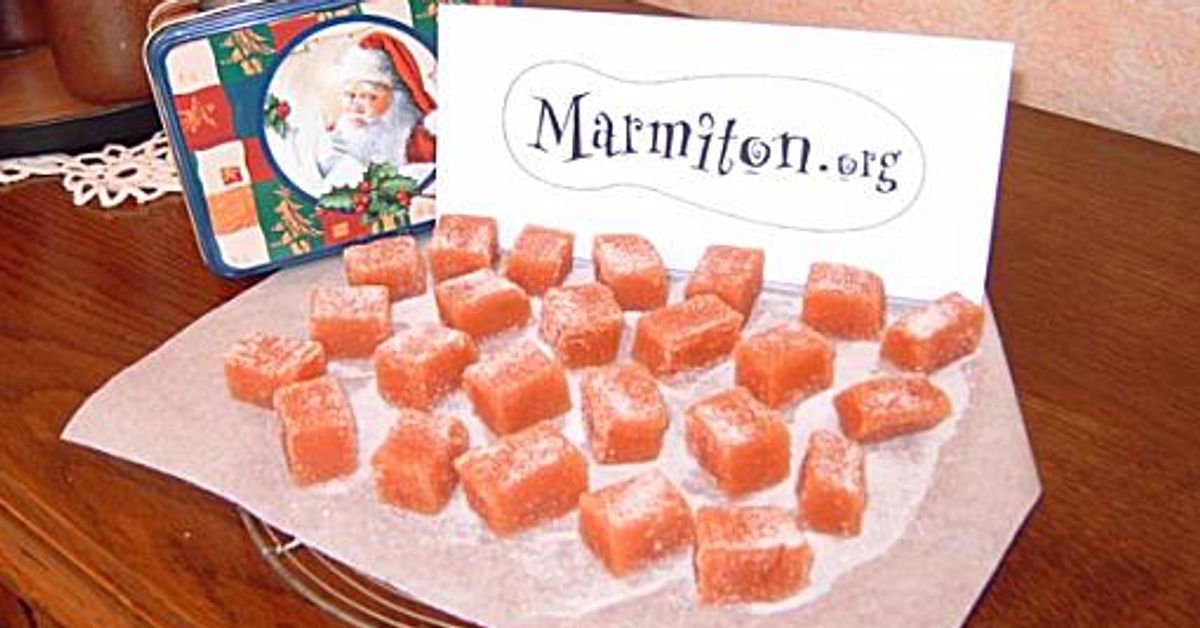 Pâtes de fruits de coings recette de Pâtes de fruits de coings