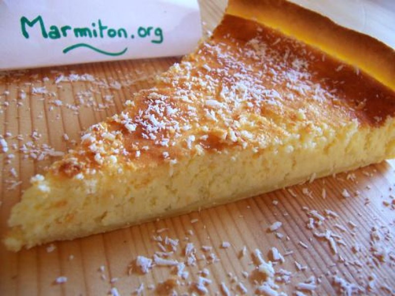 Tarte A La Noix De Coco Et Au Fromage Blanc Recette De Tarte A