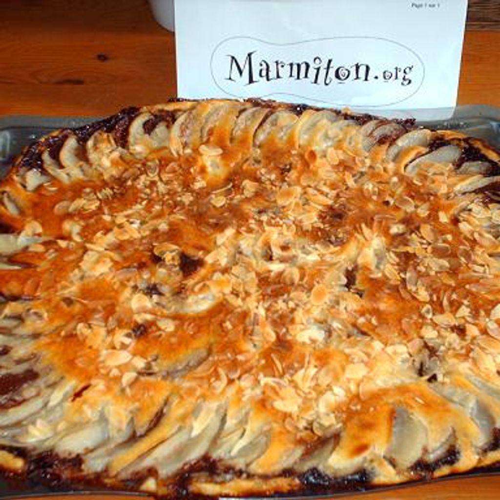 Tarte Poire Chocolat Amande Recette De Tarte Poire Chocolat Amande