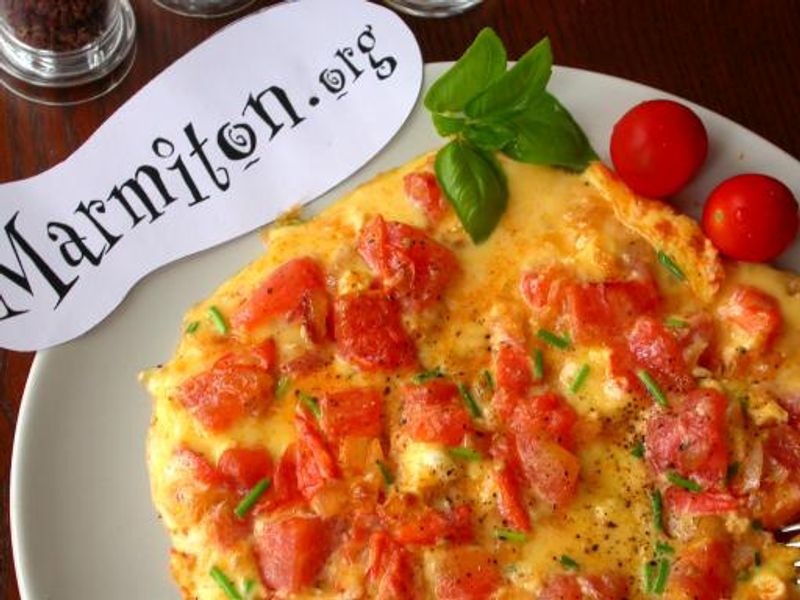 Omelette Aux Tomates Et Aux Herbes Fraiches Recette De Omelette Aux Tomates Et Aux Herbes Fraiches