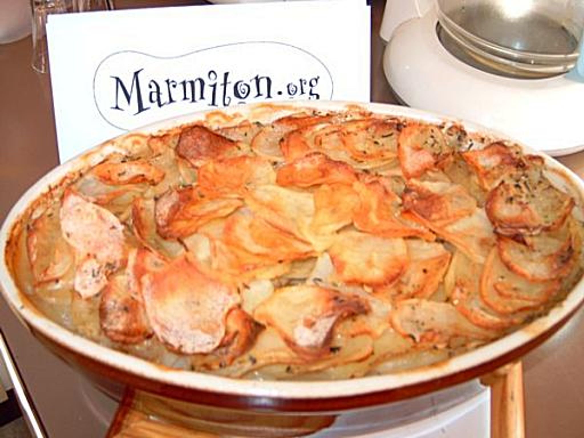 Pommes de terre boulangères : Recette de Pommes de terre boulangères
