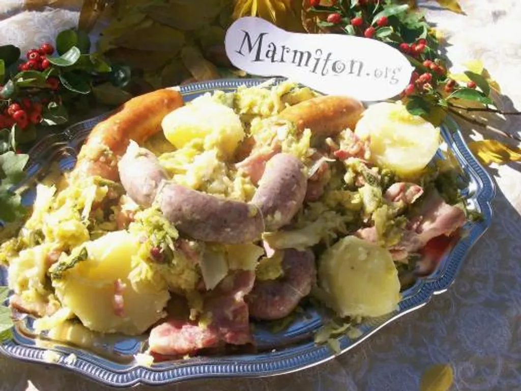 saucisses au chou vert