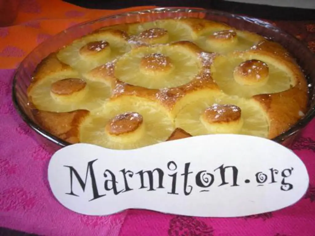 tarte à l'ananas