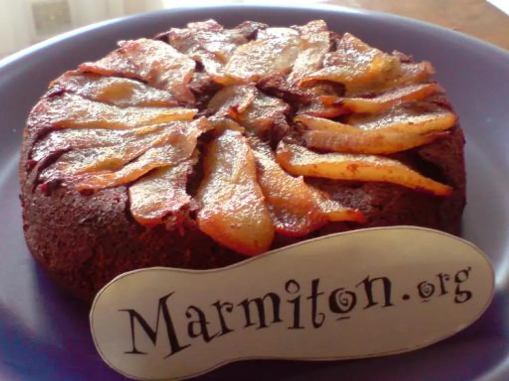 Fondant Choco Marron Aux Poires Facon Tatin Recette De Fondant Choco Marron Aux Poires Facon Tatin