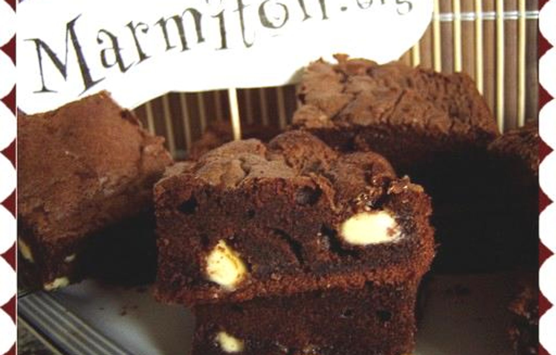 Brownies Au Chocolat Duo : Recette De Brownies Au Chocolat Duo - Marmiton