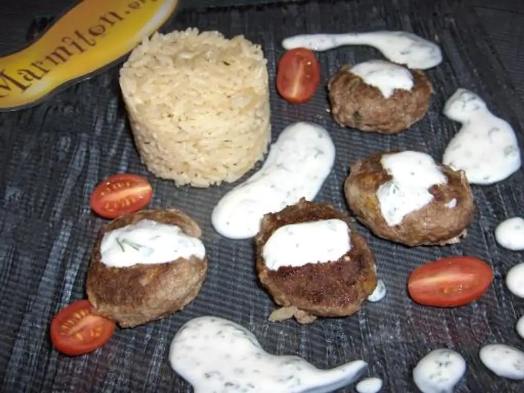 boulettes de riz farcies