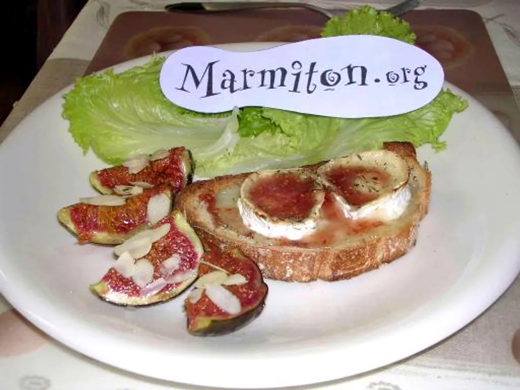 amour de fromage de chèvre et ses figues fraîches