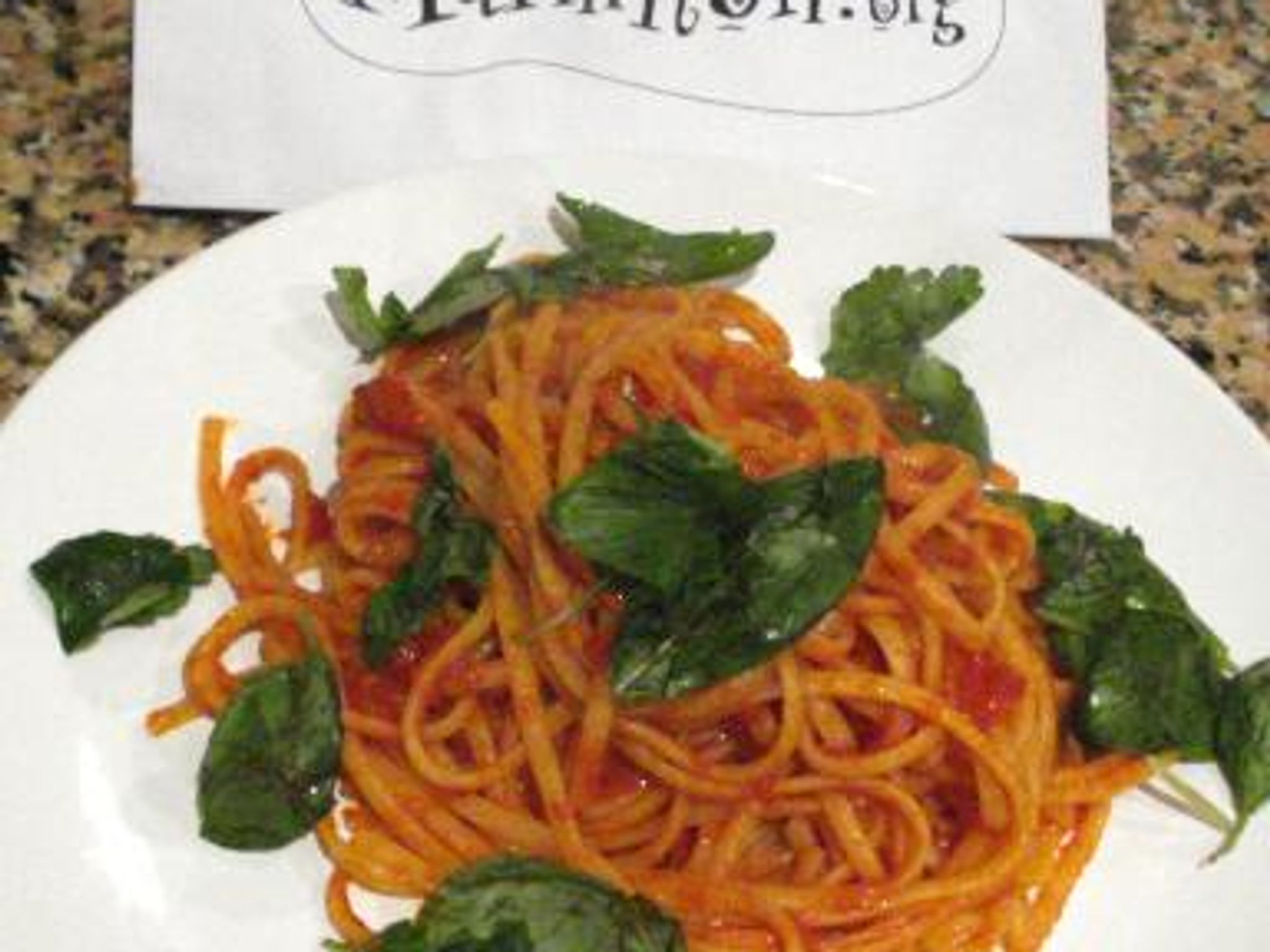 Linguine alla Napolitana Recette de Linguine alla Napolitana Marmiton