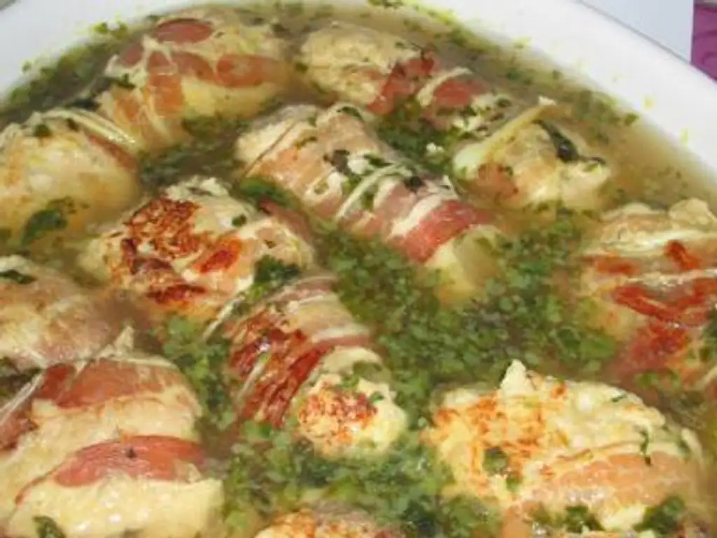 mini paupiettes de poulet à la menthe (7ème rencontre)