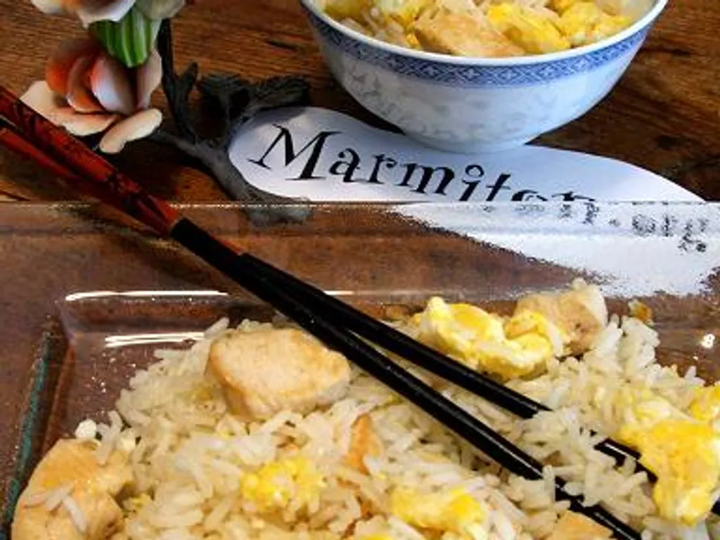 riz au poulet et au gingembre