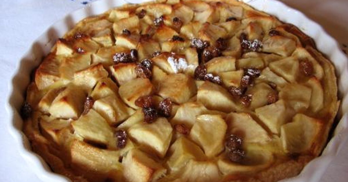 Tarte Aux Pommes, Raisins Et Cannelle : Recette De Tarte Aux Pommes ...