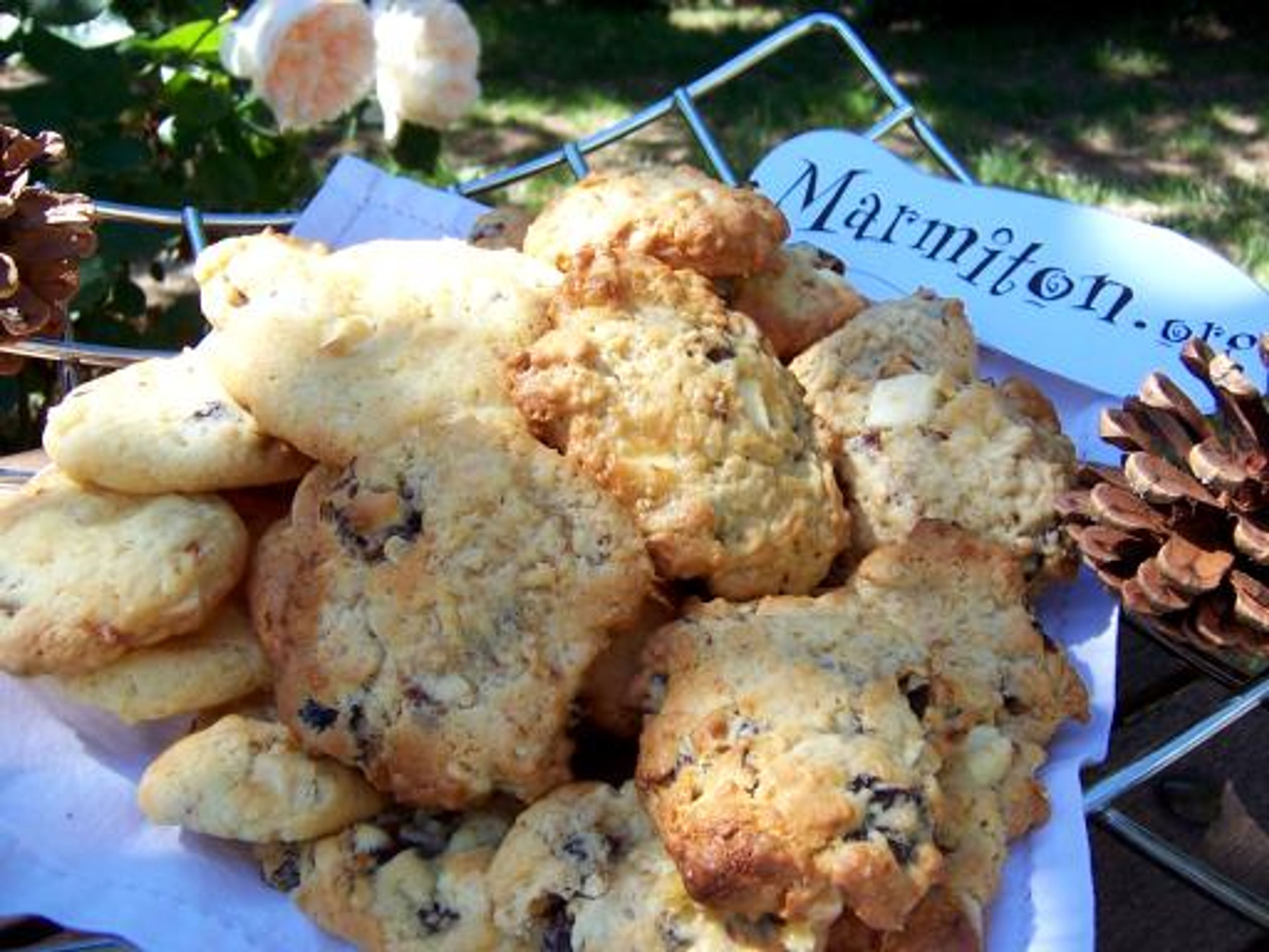 Cookies aux pruneaux et au chocolat blanc Recette de Cookies aux