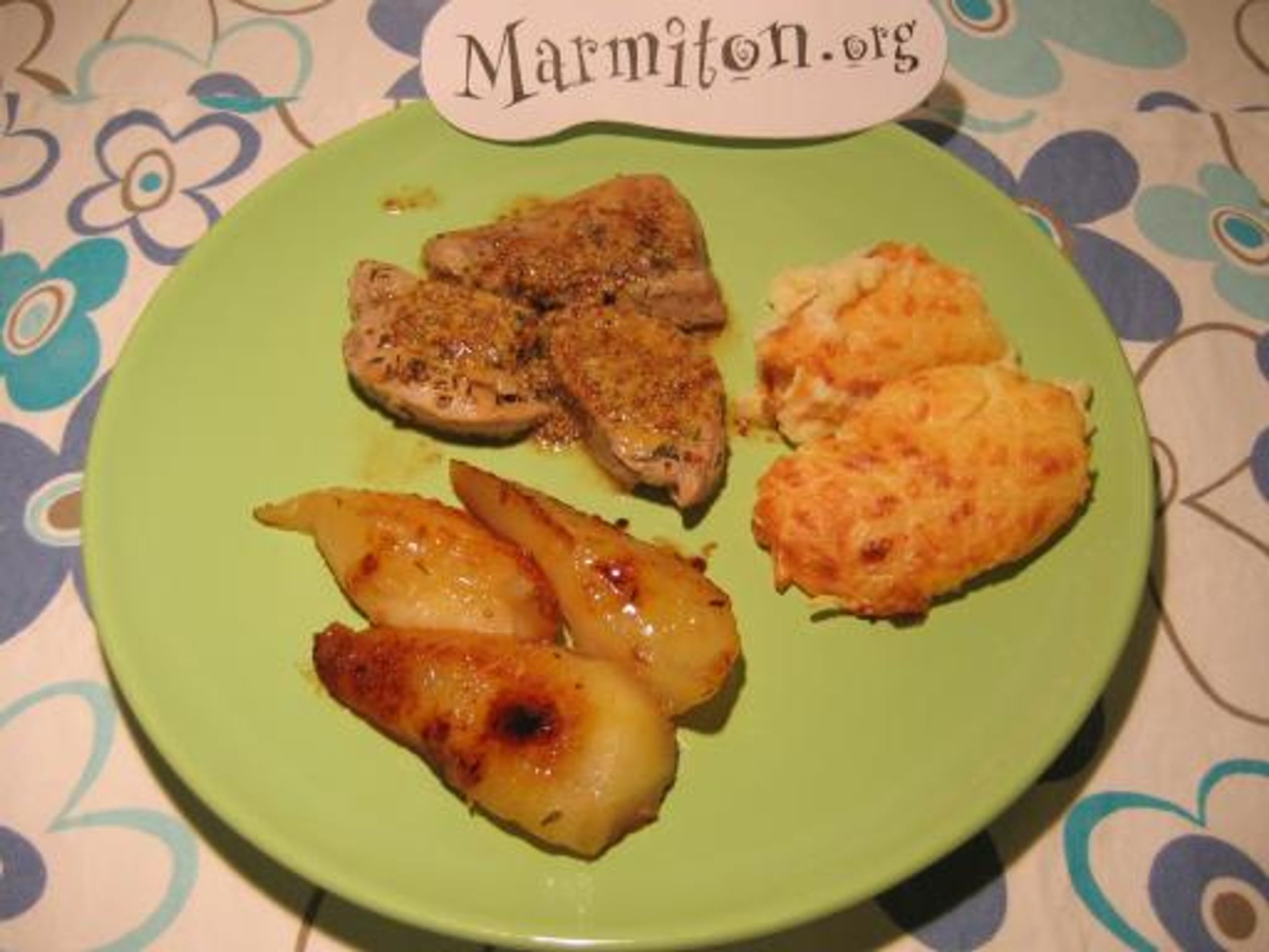 Filet mignon de porc aux poires et au miel : Recette de Filet mignon de ...