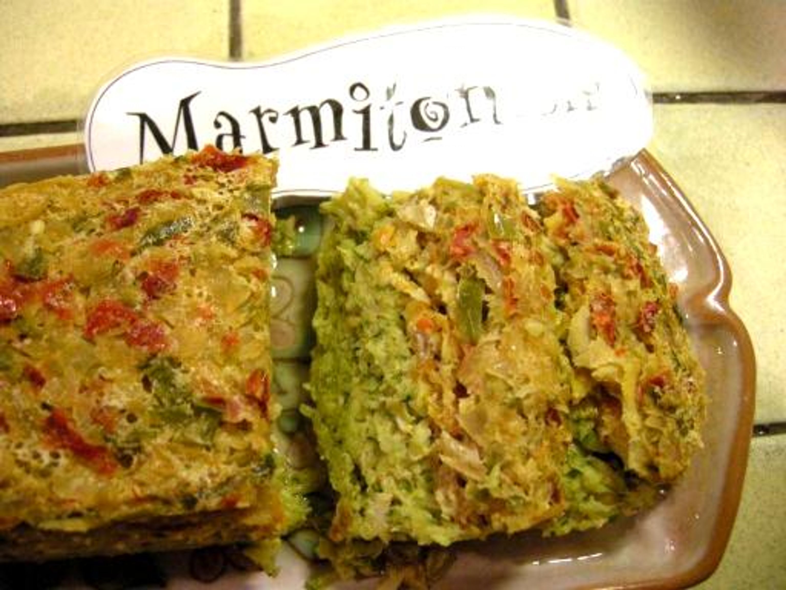 Terrine de courgettes et poivrons, coeur de haddock ( 9ème rencontre