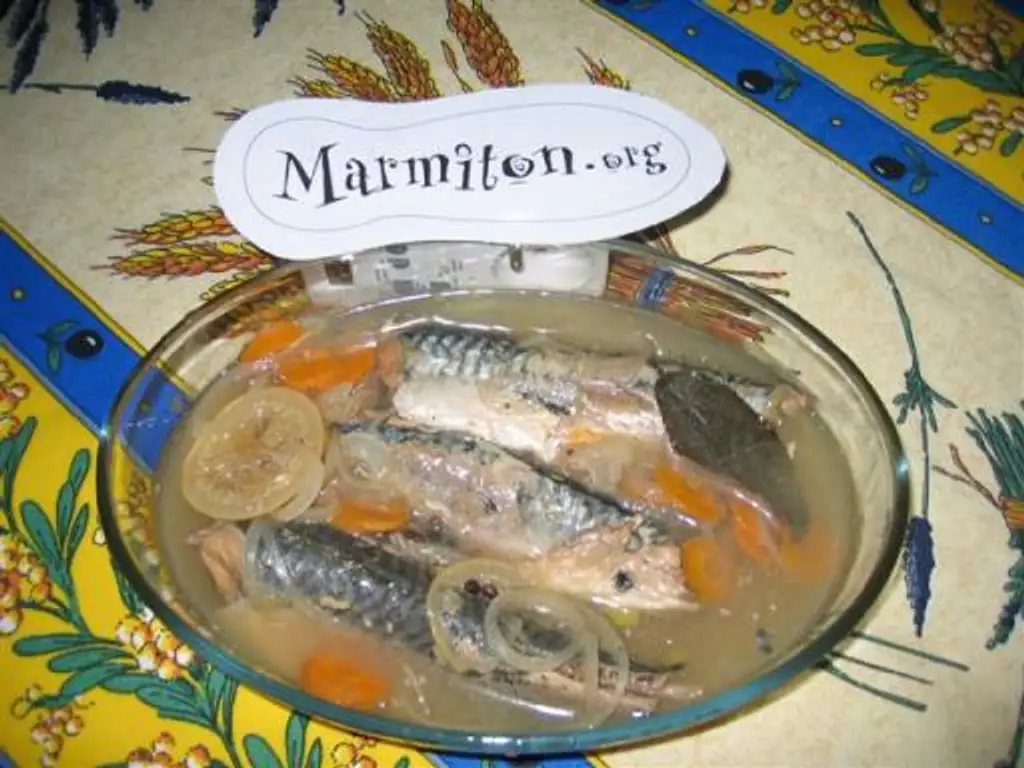 maquereaux marinés au cidre