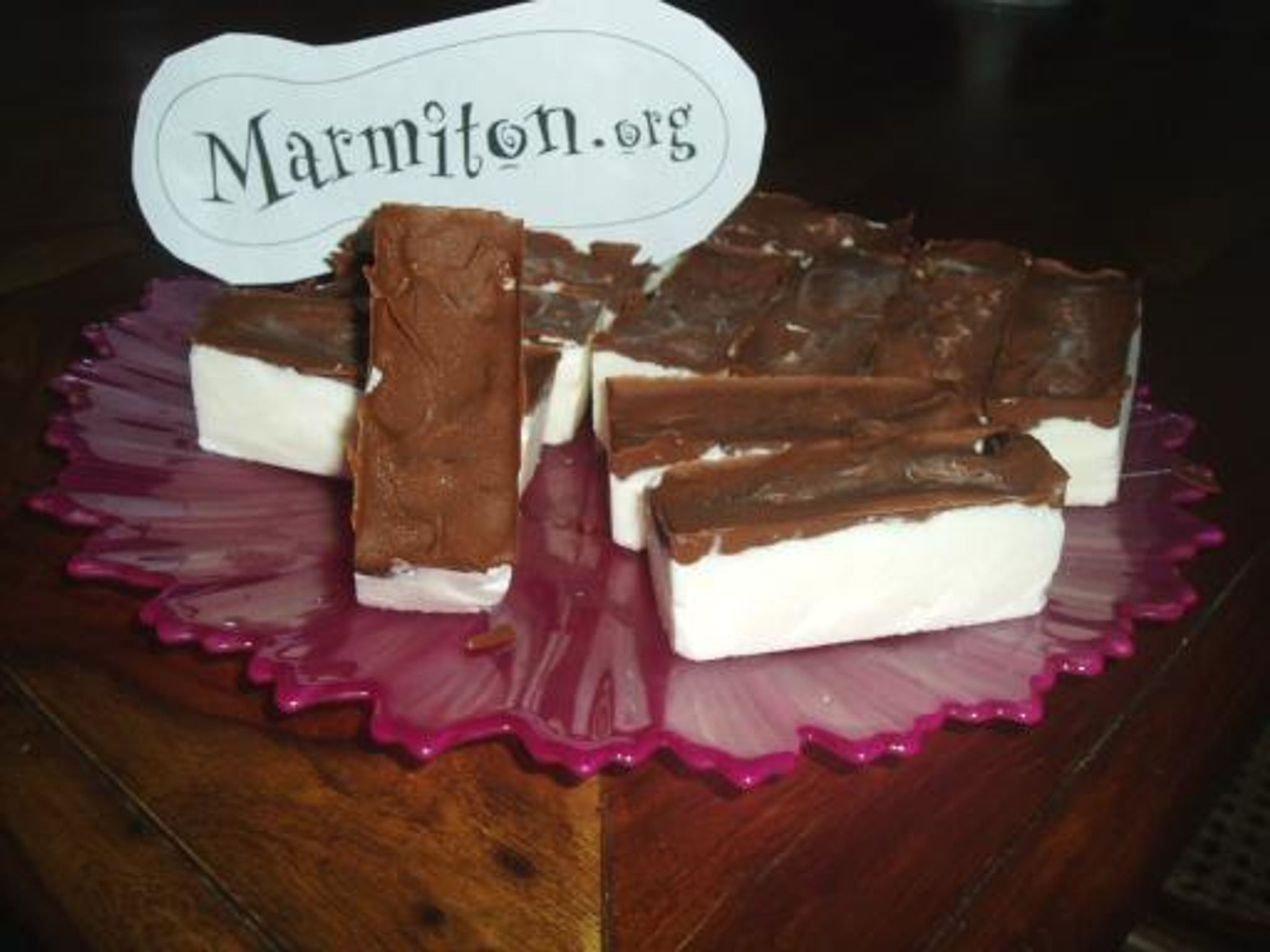 Bounty ( entremets noix de coco et chocolat ) Recette de Bounty