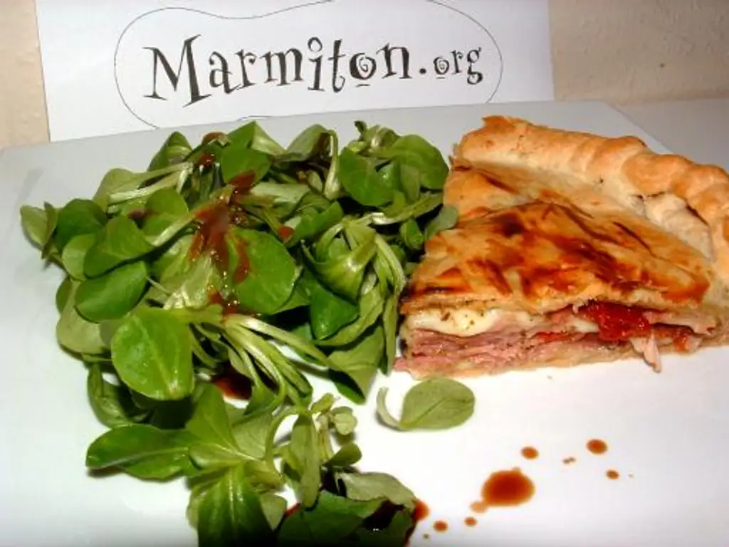 tourte jambon/mozzarella
