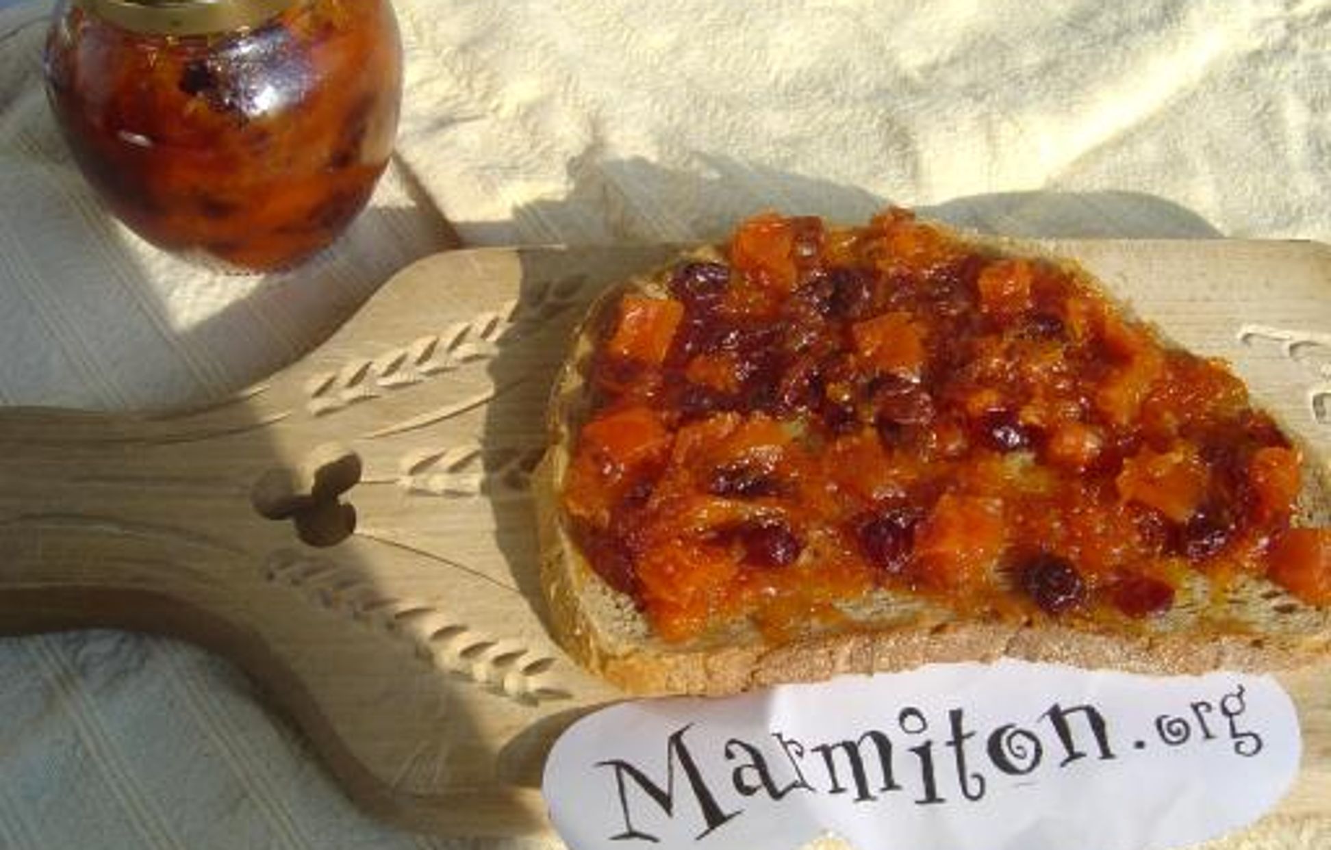 Confiture de potiron aux raisins secs : Recette de Confiture de potiron ...