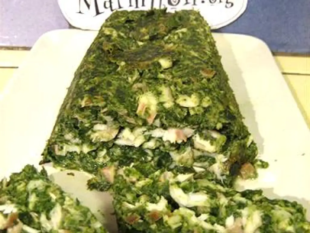 cake épinards et poisson