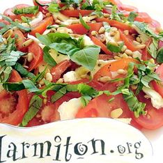 Salade de tomates et de Mozzarella