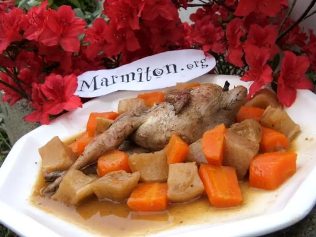 cailles aux navets