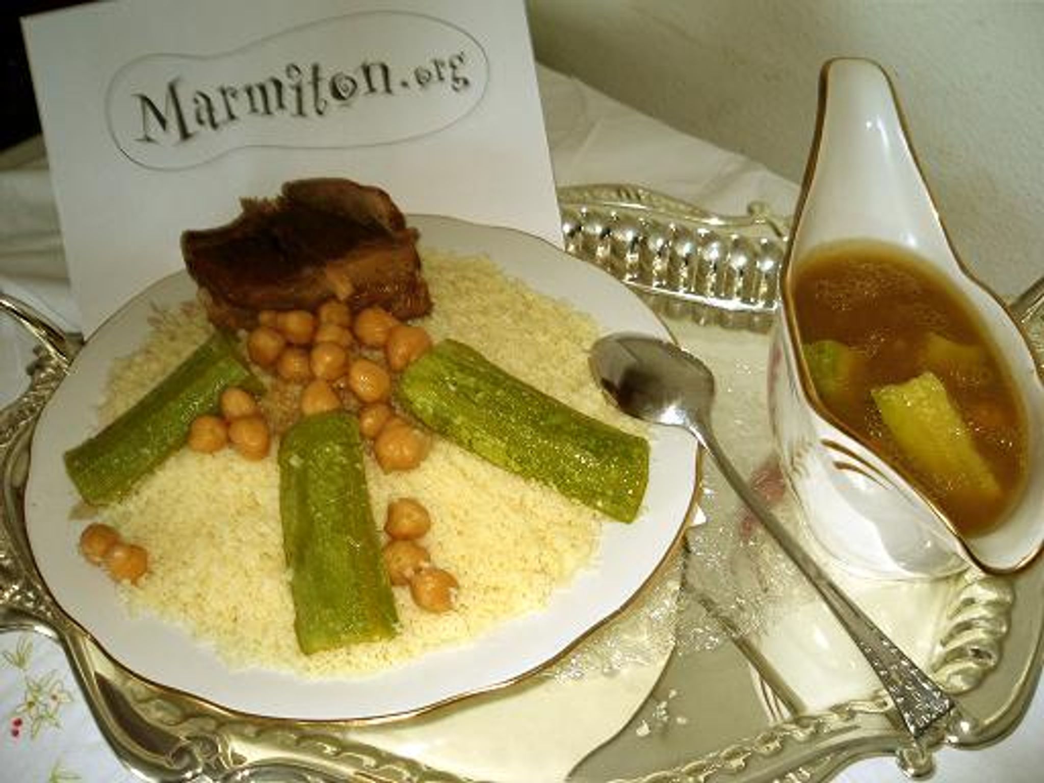 Couscous sauce blanche (Algérie) Recette de Couscous sauce blanche