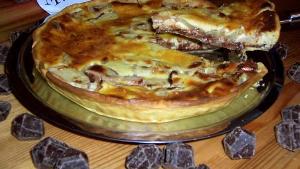 Tarte A La Rhubarbe Et Au Chocolat Recette De Tarte A La Rhubarbe Et Au Chocolat
