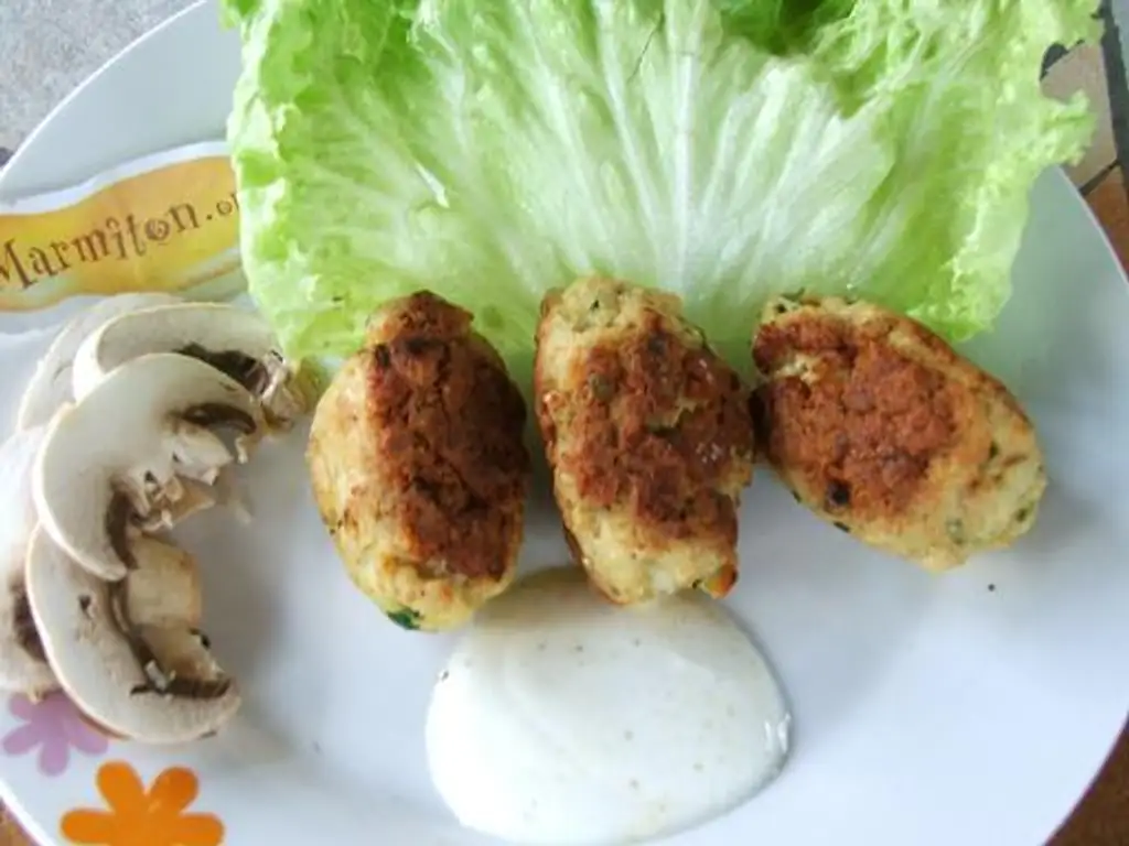 croquettes de poulet au curry