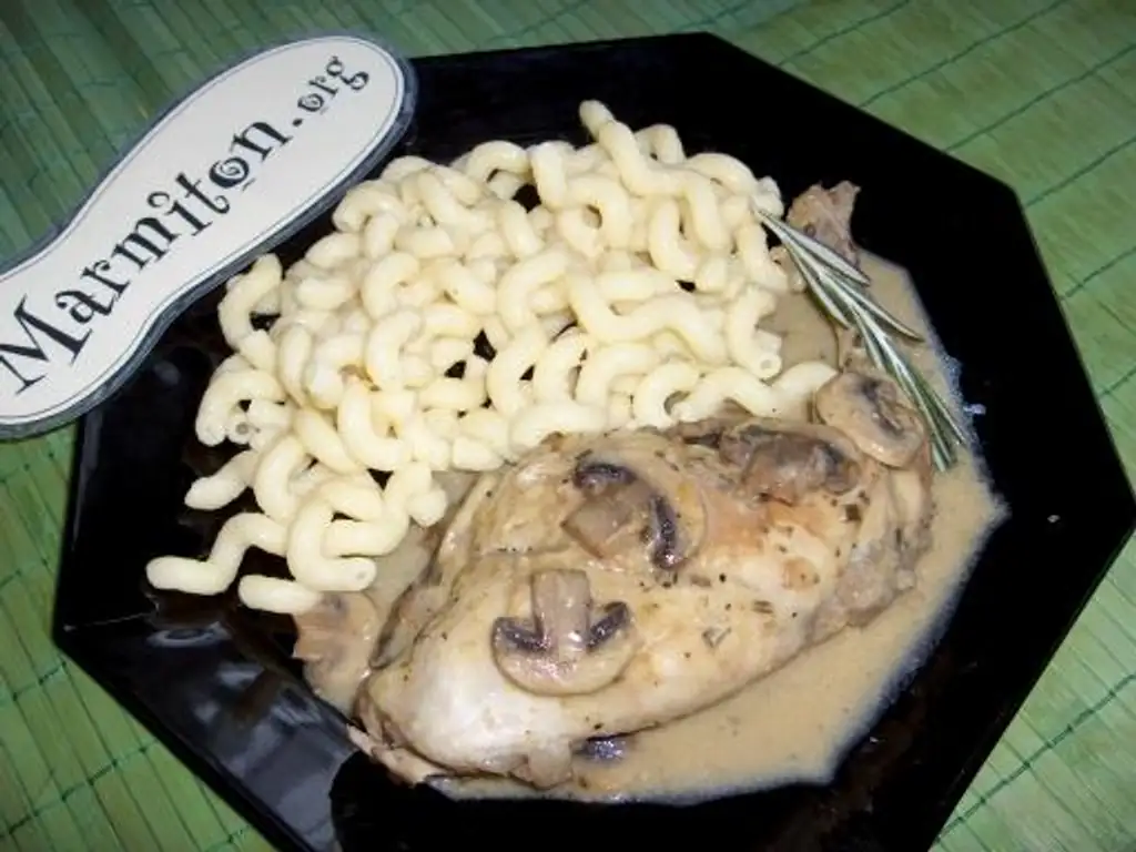 lapin à la moutarde et au romarin