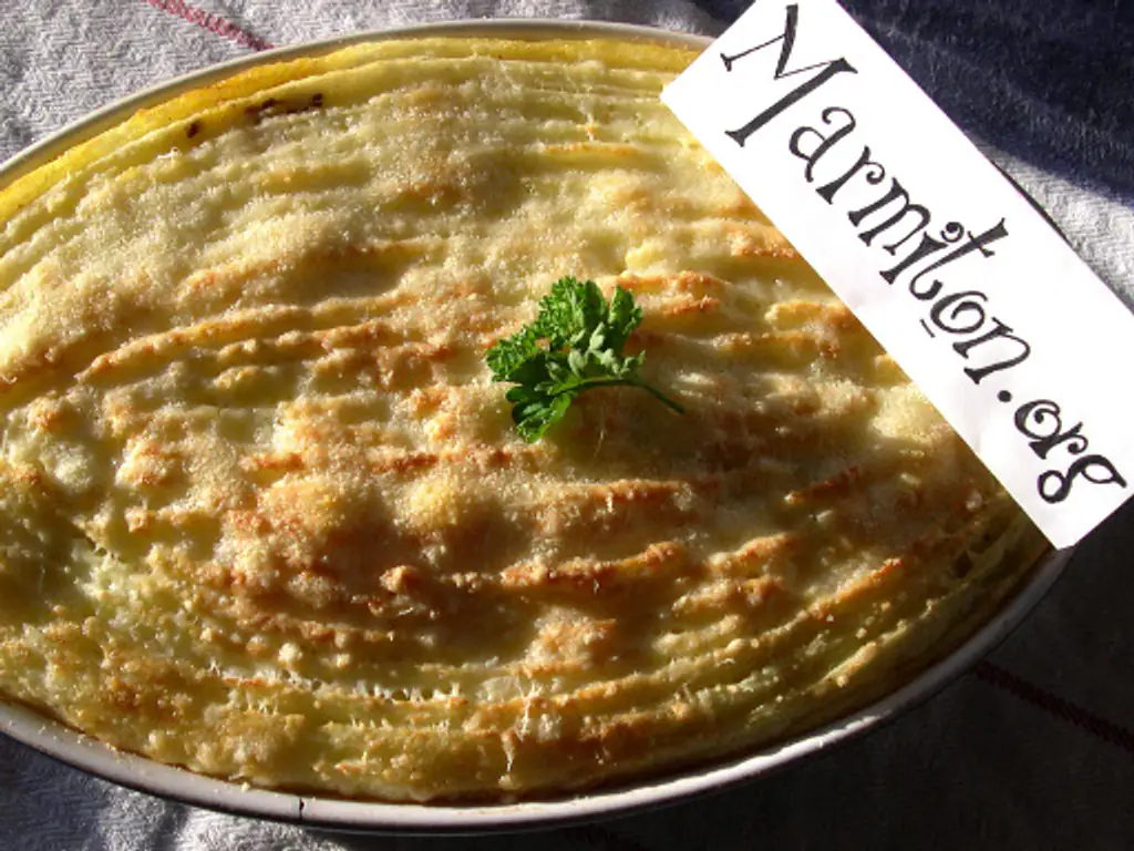 hachis parmentier aux champignons façon funambuline