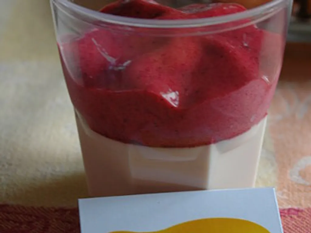panacotta vanille et espuma de fruits rouges (73ème rencontre marmiton)
