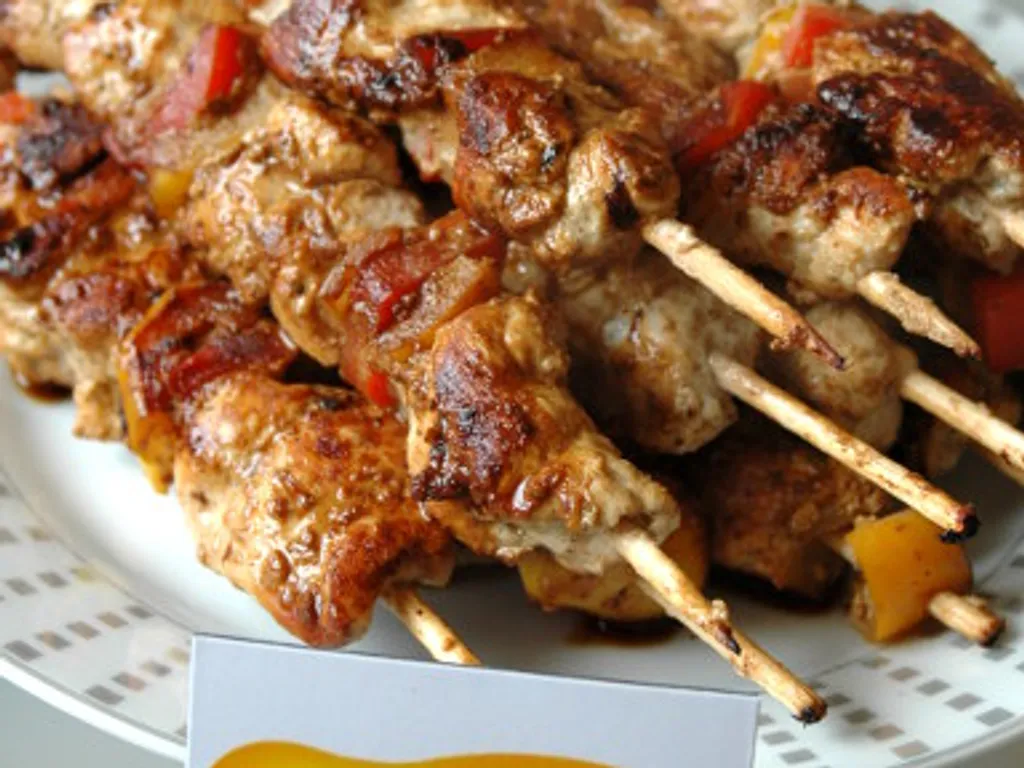 brochettes de poulet yaourt et garam massala (73e rencontre marmiton)