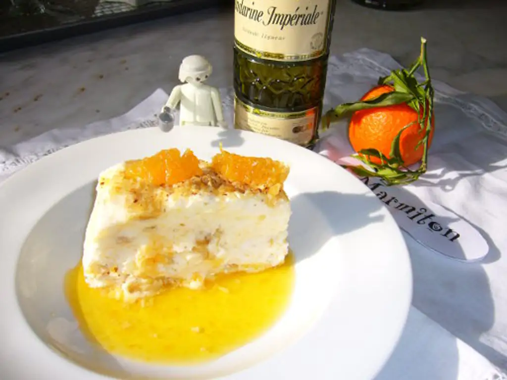 nougat glacé à la mandarine impériale