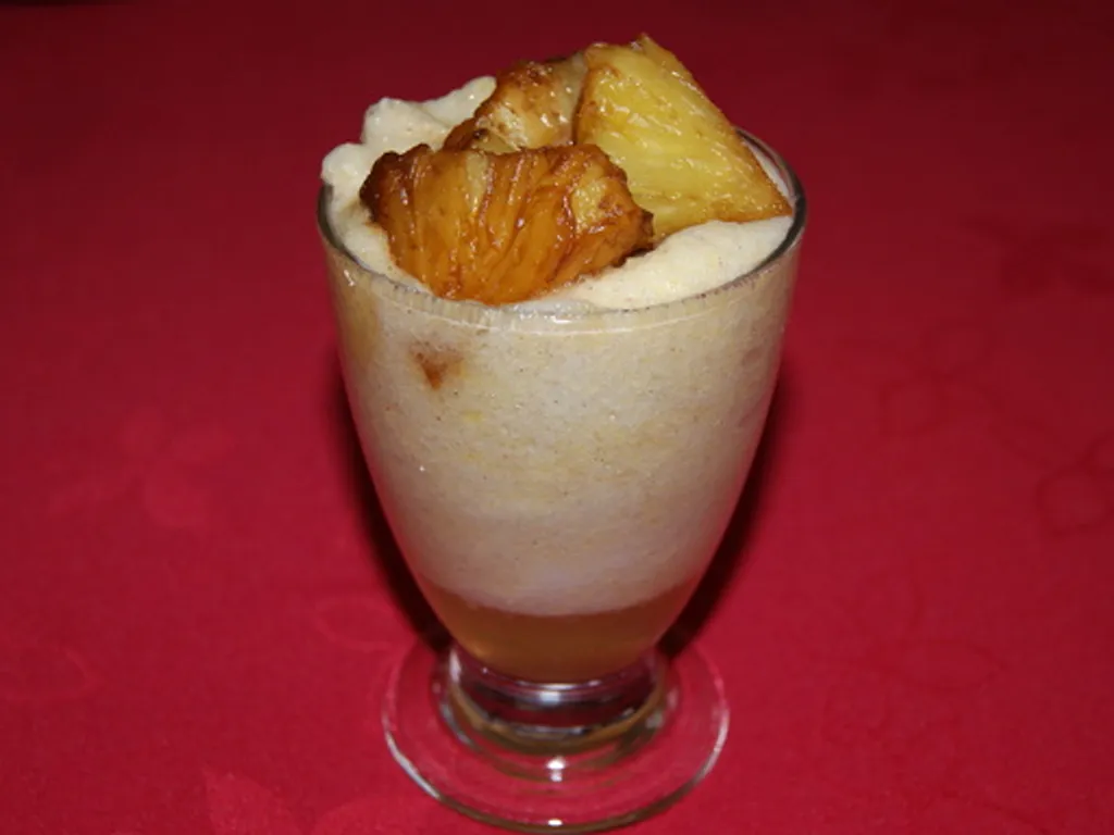 mousse légère d'ananas