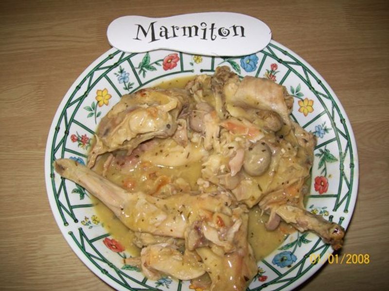 Lapin De Ma Mere Recette De Lapin De Ma Mere Marmiton