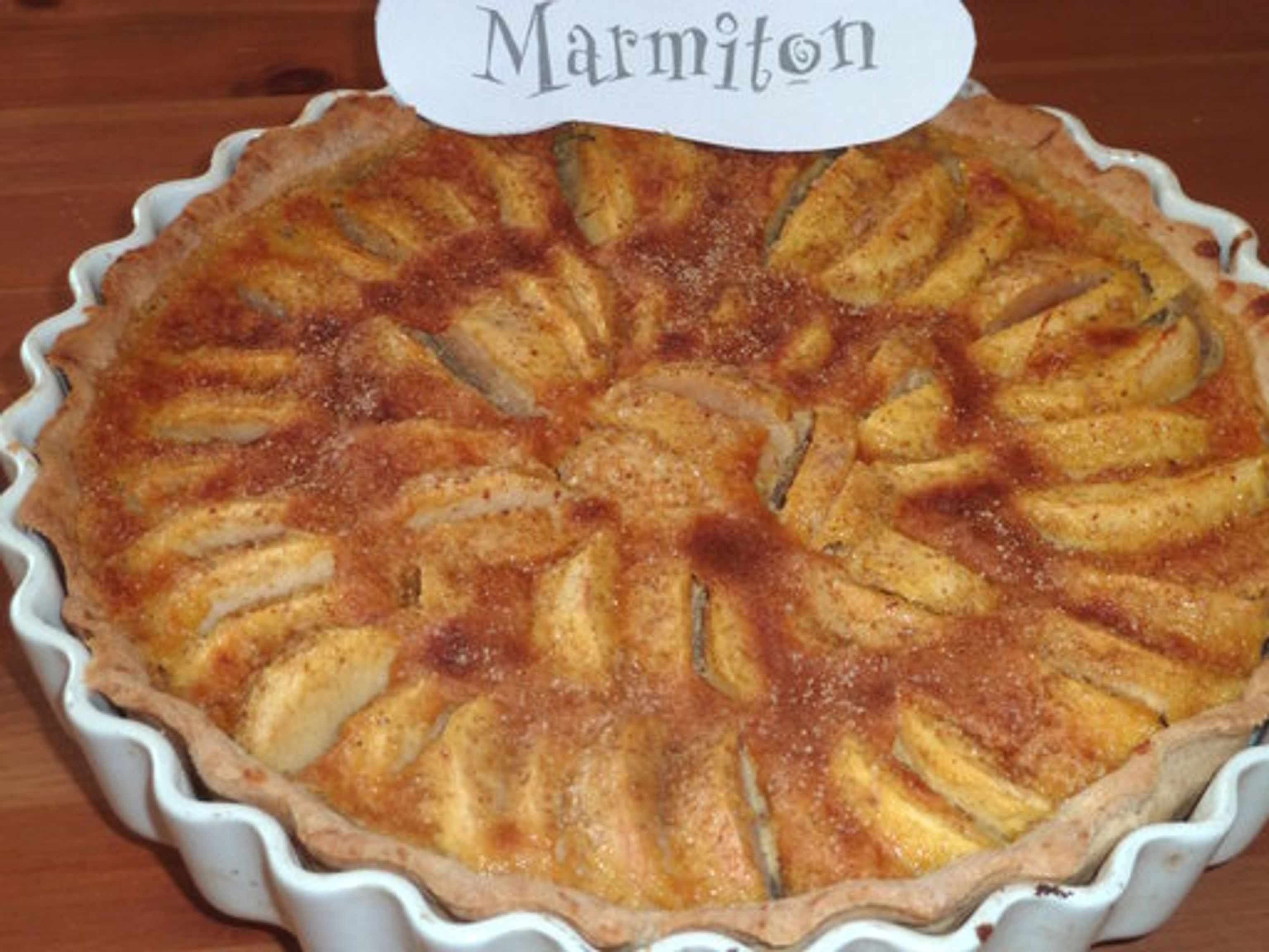 Tarte Aux Pommes Normande Pâte Feuilletée Marmiton