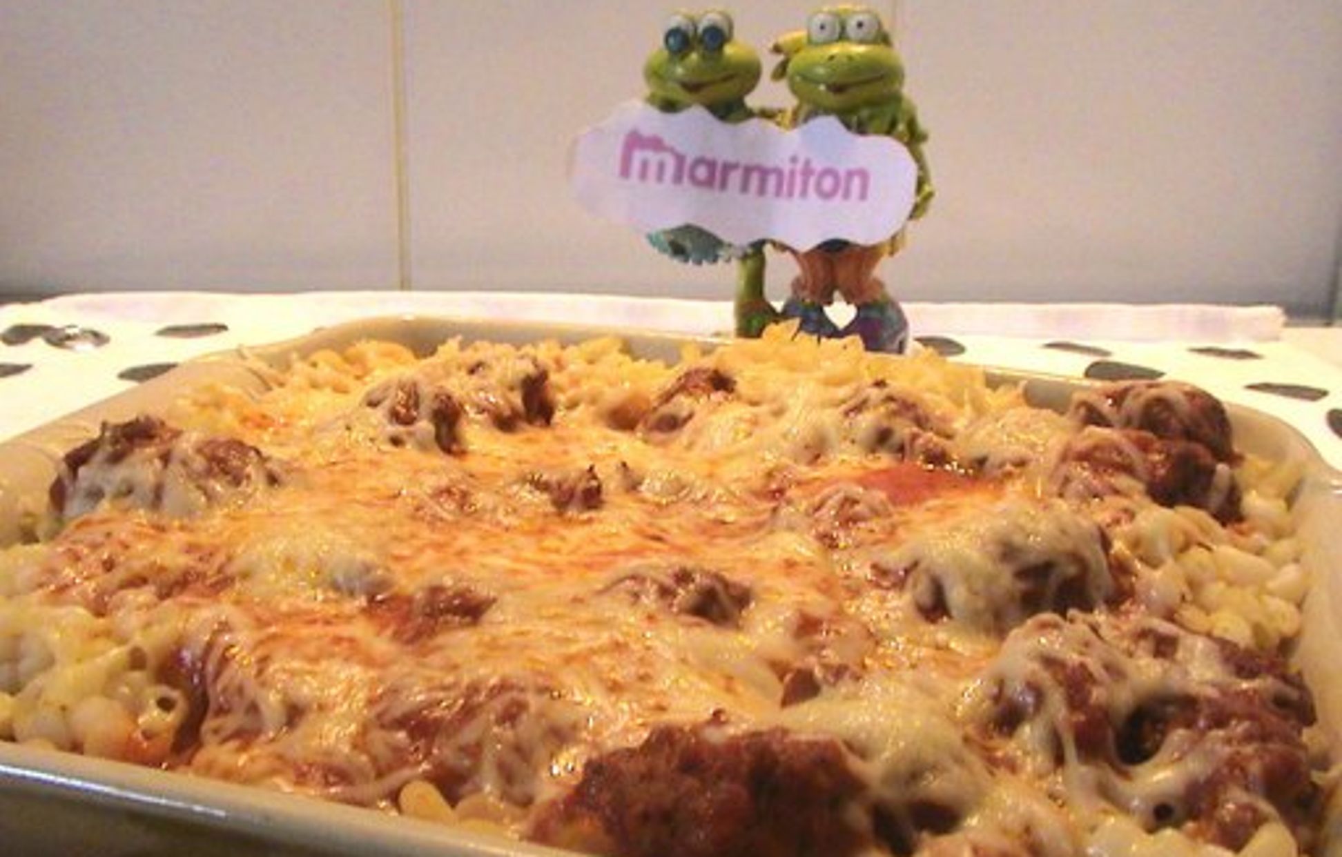 Gratin de pâtes à la chair à saucisses Recette de Gratin de pâtes à la chair à saucisses