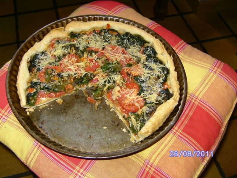 Tarte Aux Tomates Et Feuilles De Bettes Recette De Tarte Aux