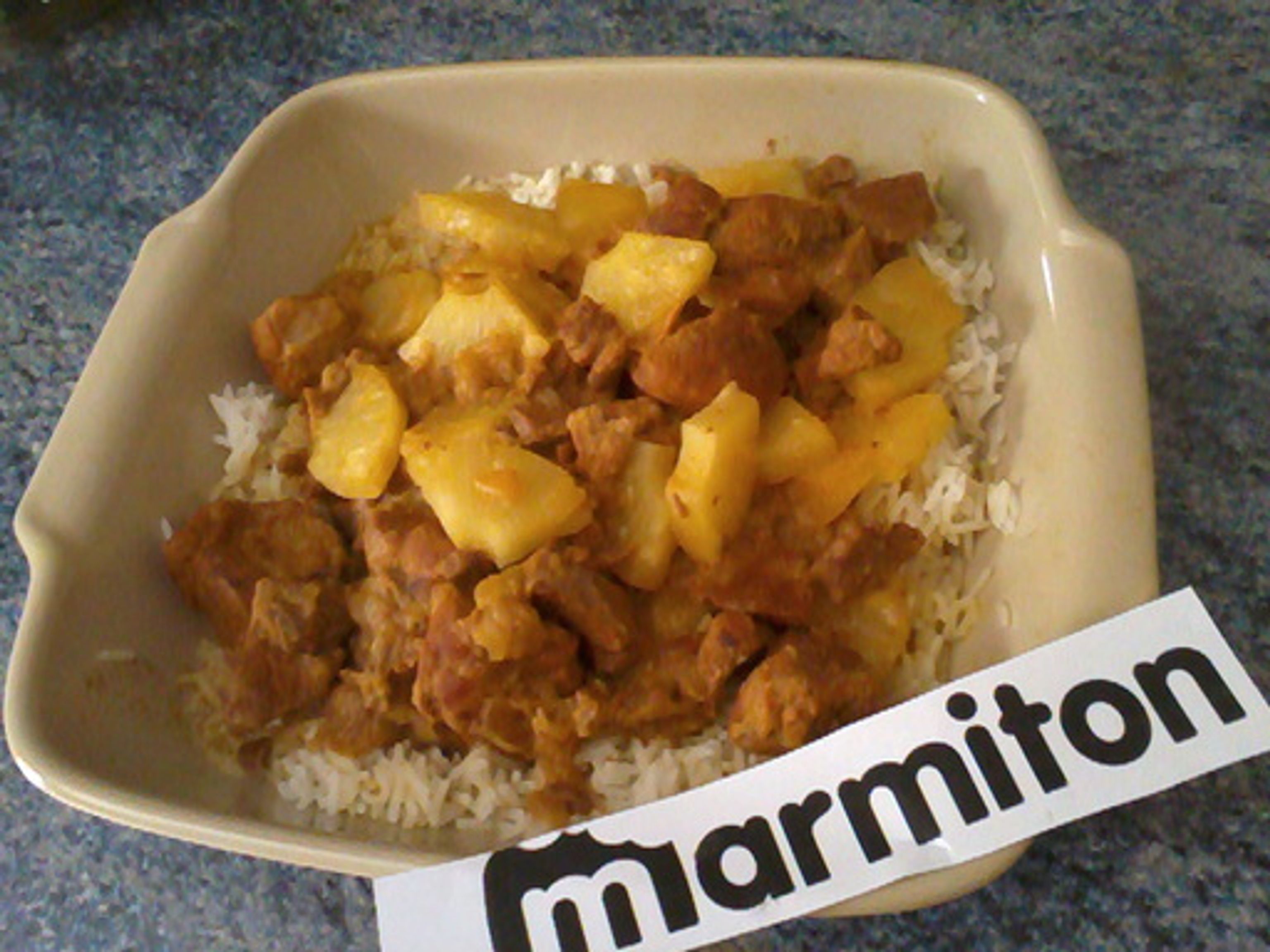 Sauté de porc à l'ananas très facile Recette de Sauté de porc à l